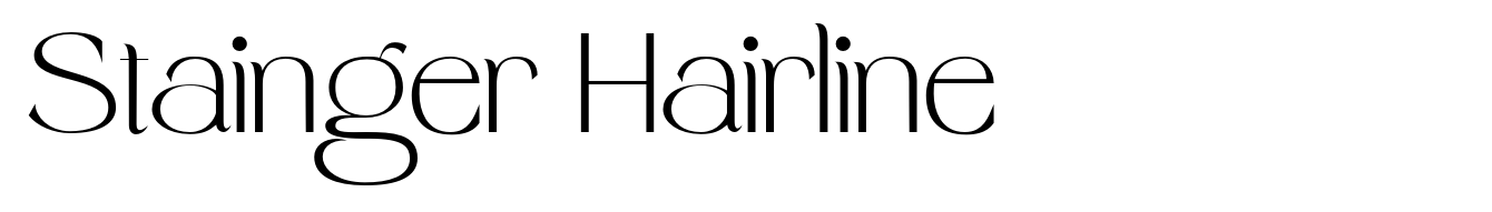 Stainger Hairline